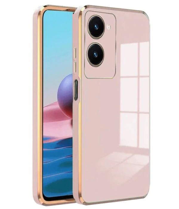 Newface Vivo Y18 Kılıf Volet Silikon - Pembe