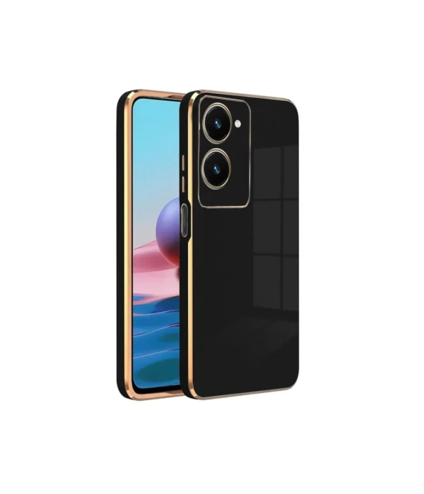 Newface Vivo Y18 Kılıf Volet Silikon - Siyah
