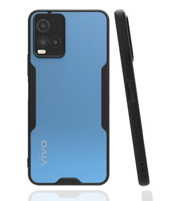 Newface Vivo Y21S Kılıf Platin Silikon
