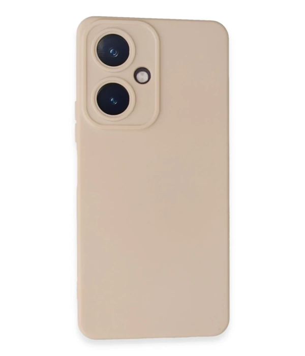 Newface Vivo Y27 Kılıf Nano içi Kadife Silikon - Pudra
