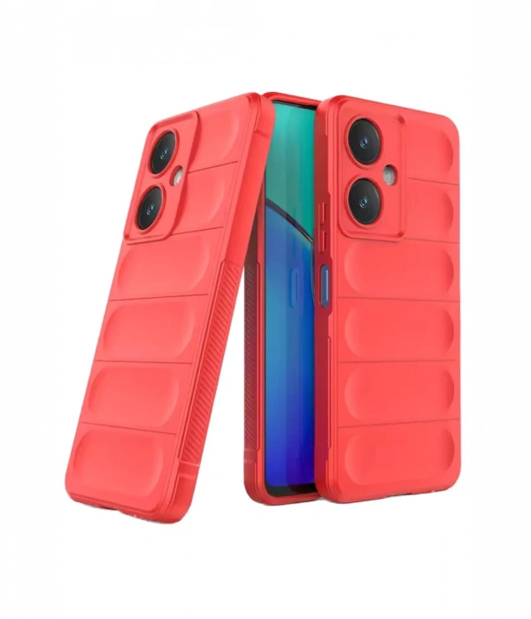 Newface Vivo Y27 Kılıf Optimum Silikon - Kırmızı