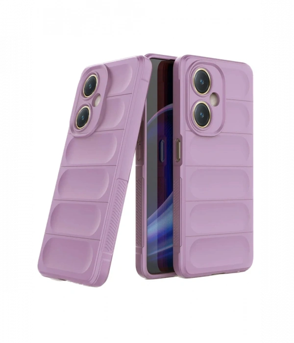 Newface Vivo Y27 Kılıf Optimum Silikon - Mor