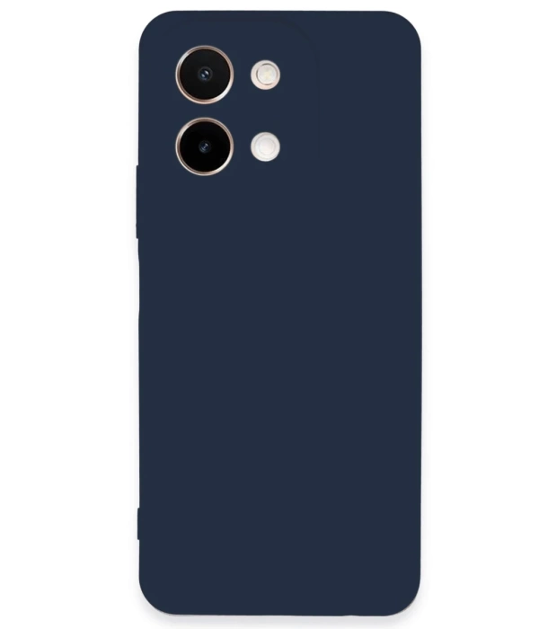 Newface Vivo Y28 Kılıf First Silikon - Lacivert