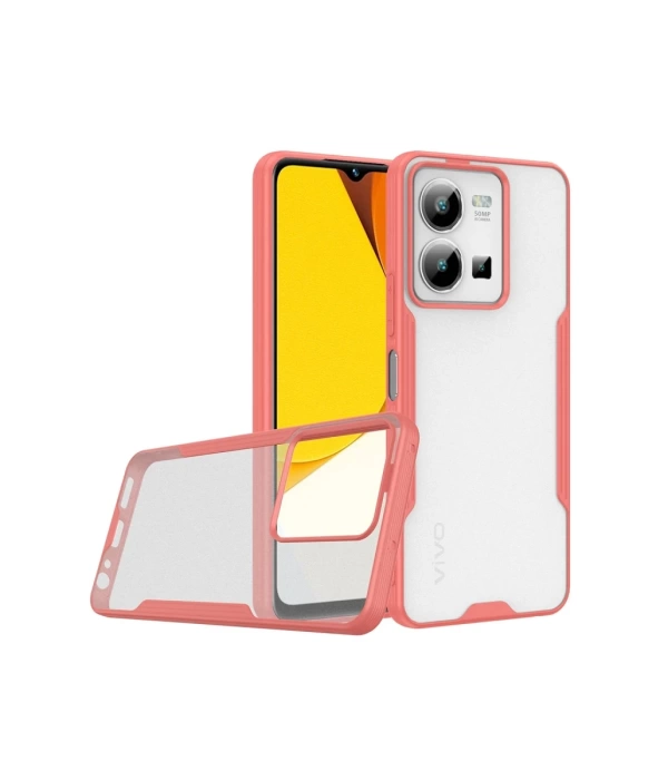Newface Vivo Y35 Kılıf Platin Silikon