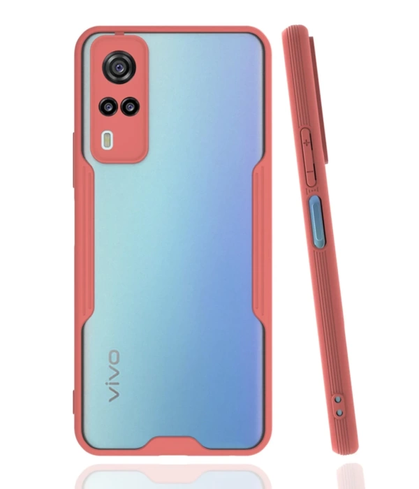 Newface Vivo Y53S Kılıf Platin Silikon