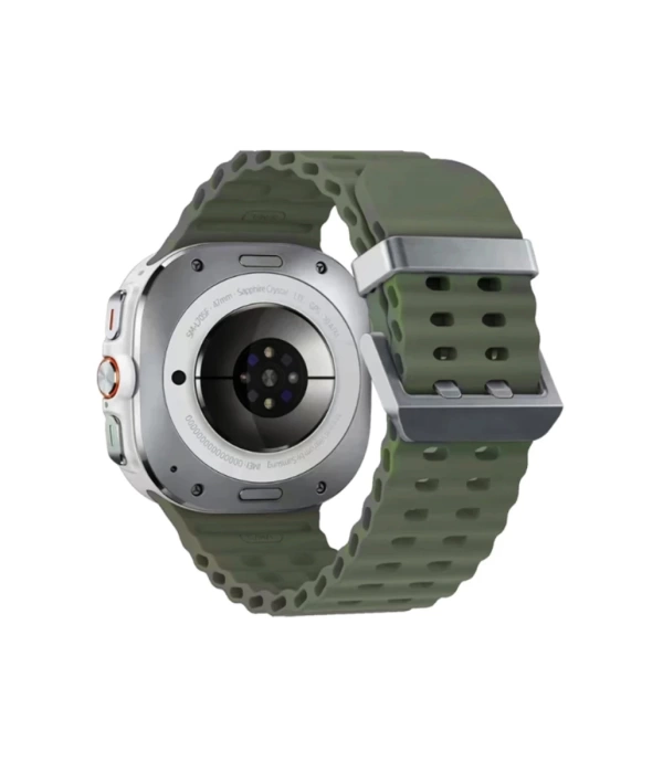 Newface Watch 7 Ultra KR417 Rug Silikon Kordon - Koyu Yeşil