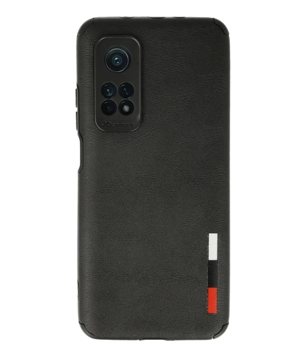 Newface Xiaomi Mi 10T Kılıf Loop Deri Silikon - Siyah