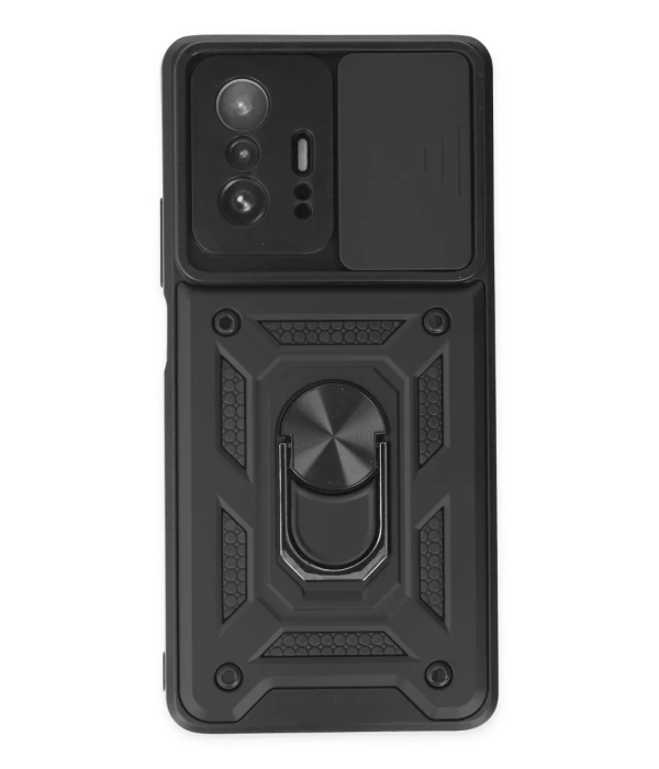 Newface Xiaomi Mi 11T Pro Kılıf Pars Lens Yüzüklü Silikon