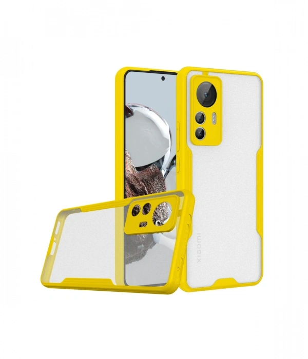 Newface Xiaomi Mi 12T Kılıf Platin Silikon
