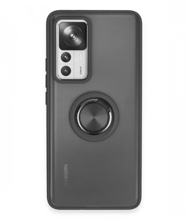 Newface Xiaomi Mi 12T Pro Kılıf Montreal Yüzüklü Silikon Kapak