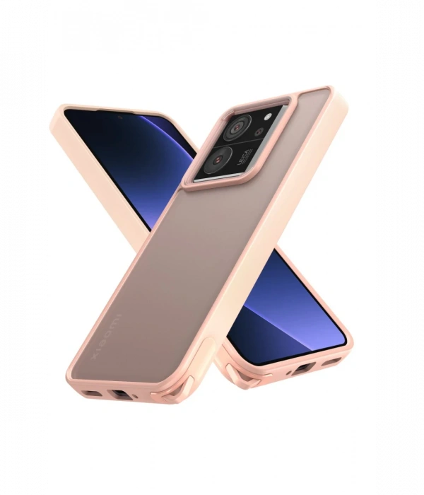 Newface Xiaomi Mi 13T Kılıf Elegant Kapak - Pudra