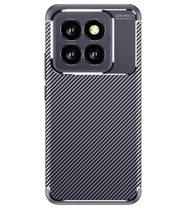 Newface Xiaomi Mi 14T Pro Kılıf Auto Focus Karbon Kapak - Lacivert