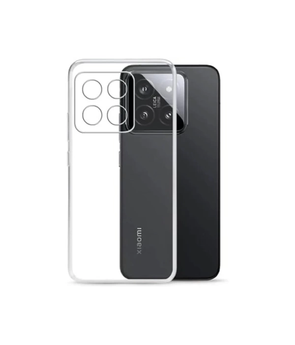 Newface Xiaomi Mi 15 Kılıf Lüx Şeffaf Silikon