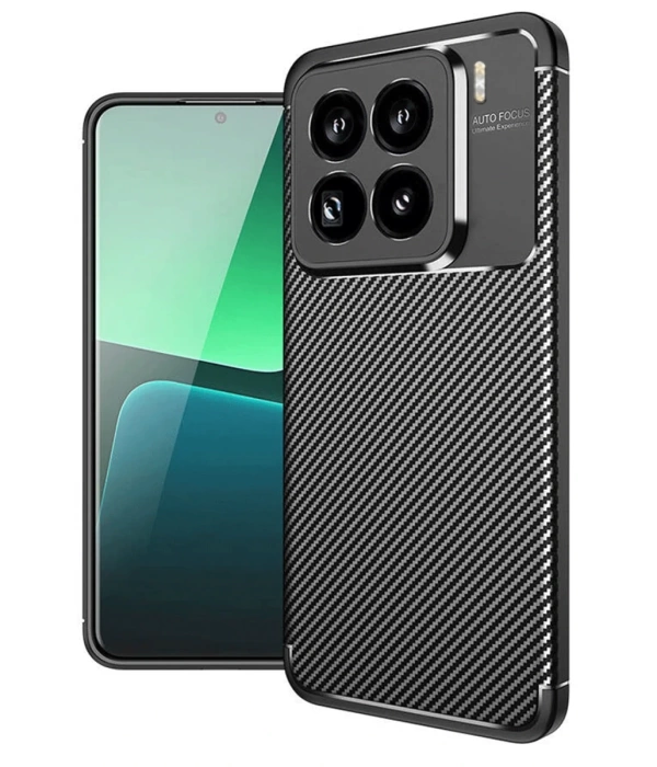 Newface Xiaomi Mi 15 Pro Kılıf Auto Focus Karbon Kapak
