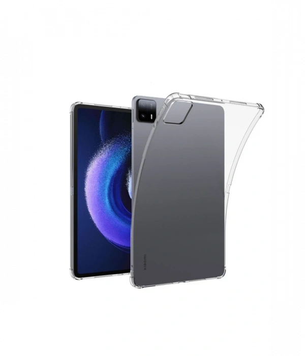 Newface Xiaomi Pad 6 Kılıf Anti Shock Tablet Silikon - Şeffaf