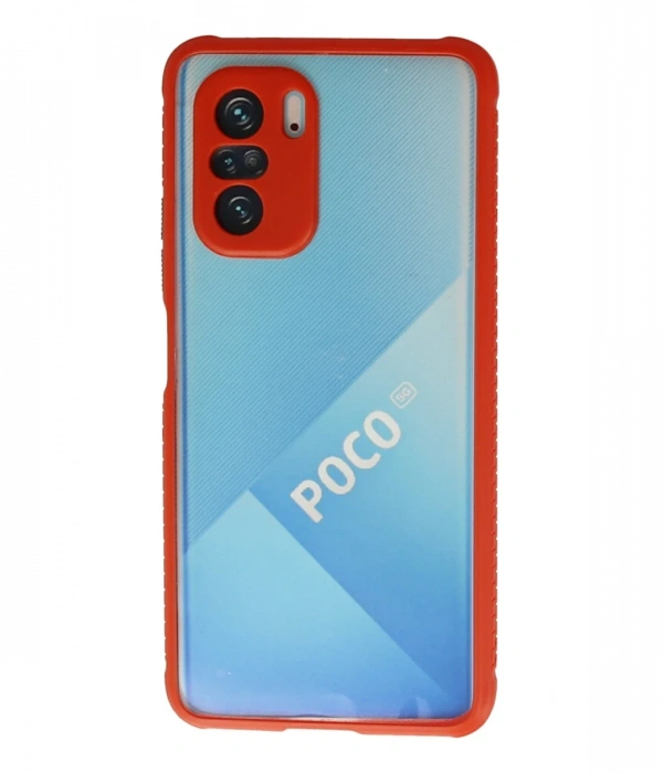 Newface Xiaomi Poco F3 Kılıf Miami Şeffaf Silikon