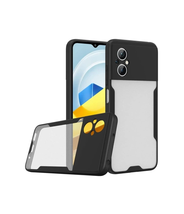 Newface Xiaomi Poco M5 Kılıf Platin Silikon