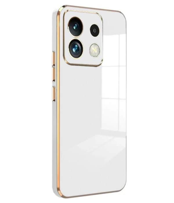 Newface Xiaomi Poco M6 Pro 4G Kılıf Volet Silikon - Beyaz