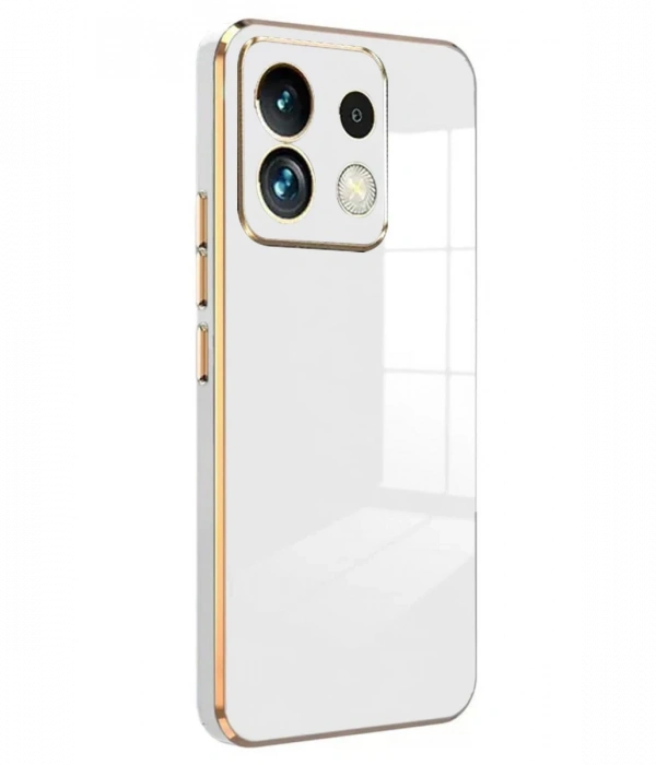 Newface Xiaomi Poco M6 Pro 4G Kılıf Volet Silikon - Beyaz