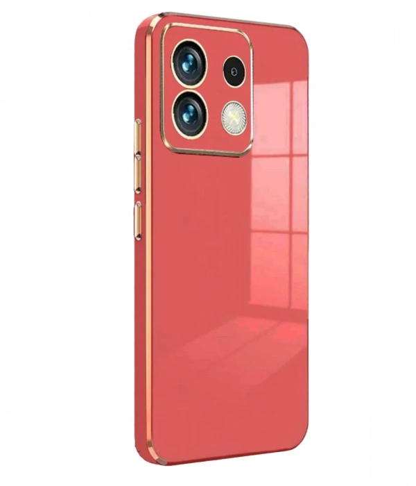 Newface Xiaomi Poco M6 Pro 4G Kılıf Volet Silikon - Kırmızı