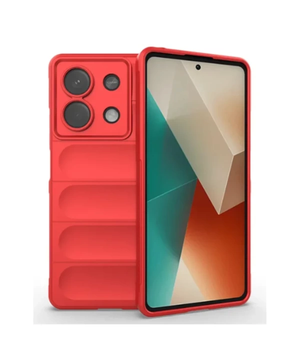 Newface Xiaomi Poco X6 Kılıf Optimum Silikon - Kırmızı