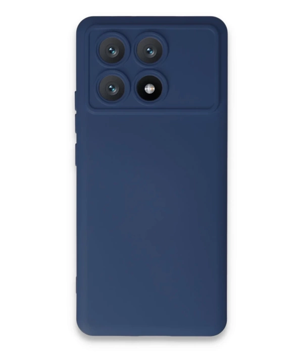 Newface Xiaomi Poco X6 Pro Kılıf Nano içi Kadife Silikon - Lacivert