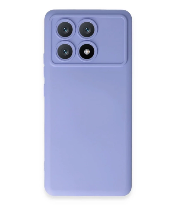 Newface Xiaomi Poco X6 Pro Kılıf Nano içi Kadife Silikon - Lila