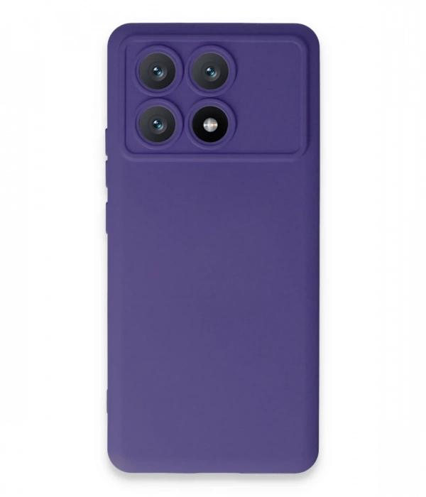 Newface Xiaomi Poco X6 Pro Kılıf Nano içi Kadife Silikon - Mor