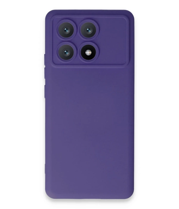 Newface Xiaomi Poco X6 Pro Kılıf Nano içi Kadife Silikon - Mor