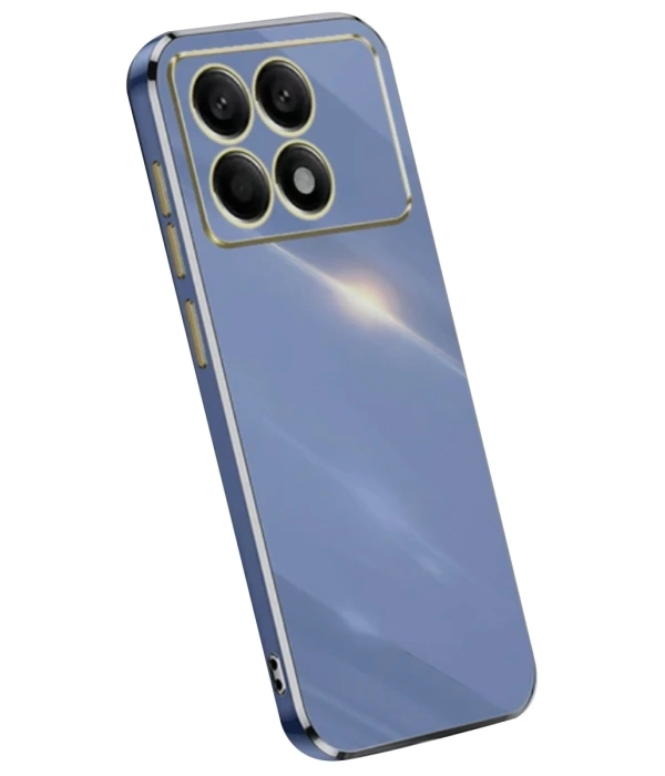 Newface Xiaomi Poco X6 Pro Kılıf Volet Silikon - Mavi
