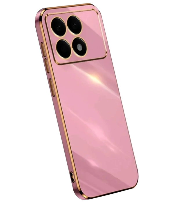Newface Xiaomi Poco X6 Pro Kılıf Volet Silikon - Mor