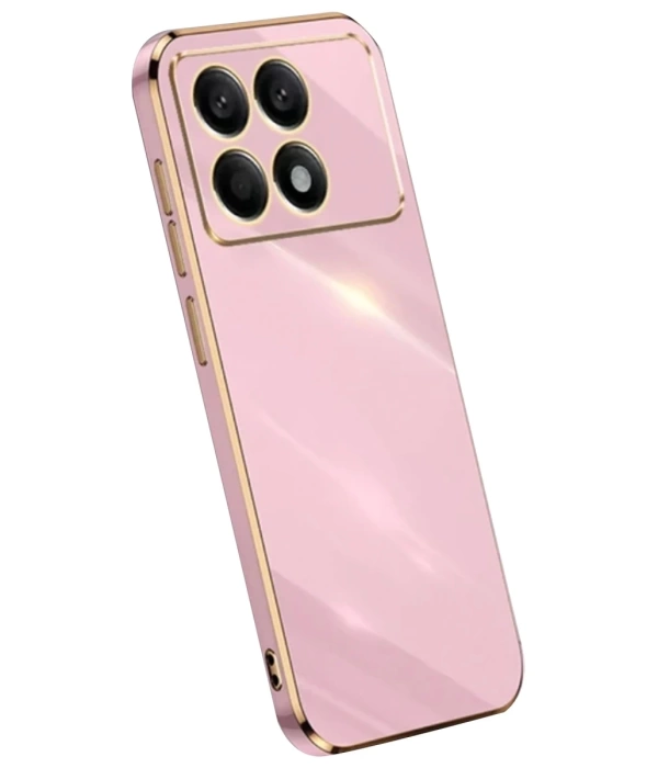 Newface Xiaomi Poco X6 Pro Kılıf Volet Silikon - Pembe