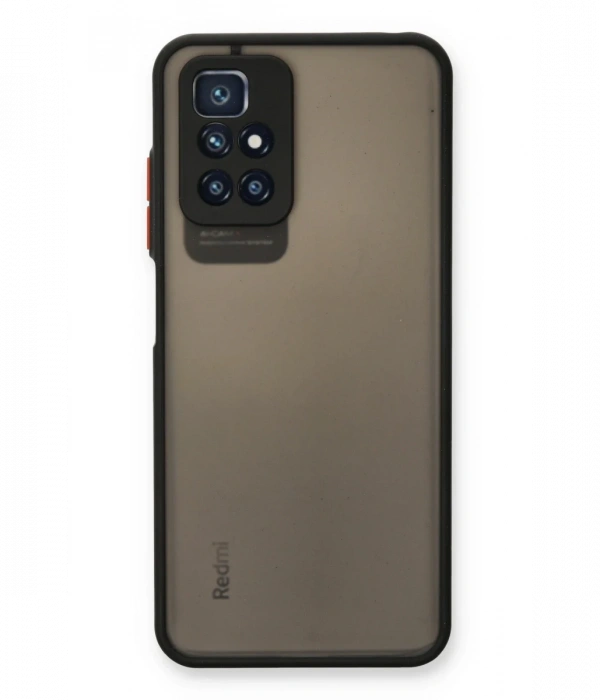 Newface Xiaomi Redmi 10 2022 Kılıf Montreal Silikon Kapak - Siyah