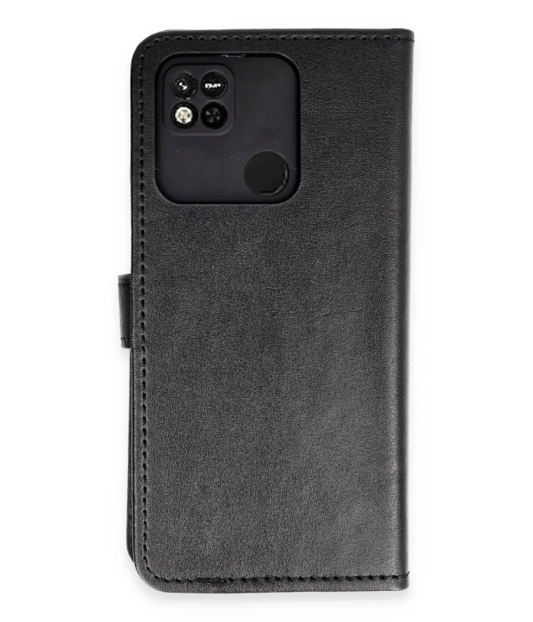 Newface Xiaomi Redmi 10A Kılıf Trend S Plus Kapaklı Kılıf - Siyah