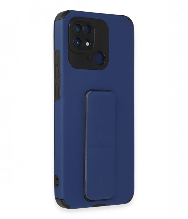 Joy Tekno Xiaomi Redmi 10C Kılıf Mega Standlı Silikon