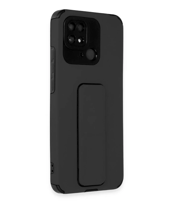 Newface Xiaomi Redmi 10C Kılıf Mega Standlı Silikon