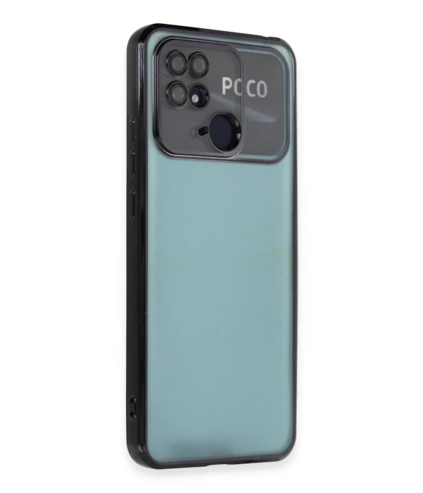 Newface Xiaomi Redmi 10C Kılıf Razer Lensli Silikon