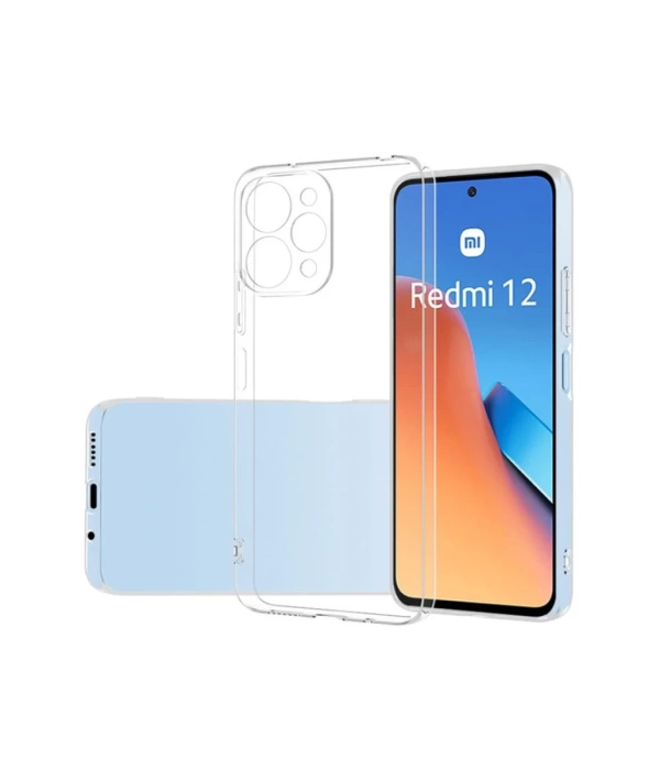 Newface Xiaomi Redmi 12 Kılıf Lüx Şeffaf Silikon