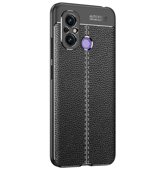 Newface Xiaomi Redmi 12C Kılıf Auto Focus Kapak - Siyah