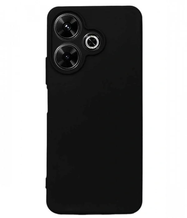 Newface Xiaomi Redmi 13 4G Kılıf First Silikon - Siyah