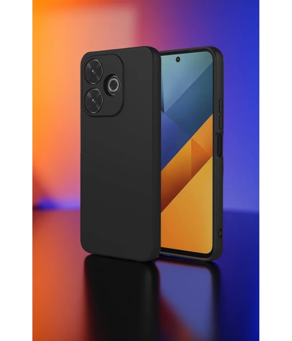 Newface Xiaomi Redmi 13 4G Kılıf Nano içi Kadife Silikon - Lacivert