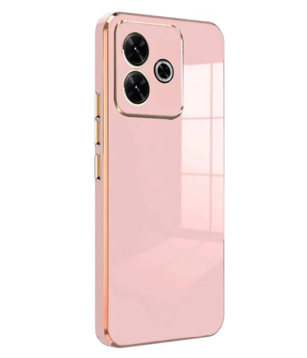 Newface Xiaomi Redmi 13 4G Kılıf Volet Silikon - Pembe