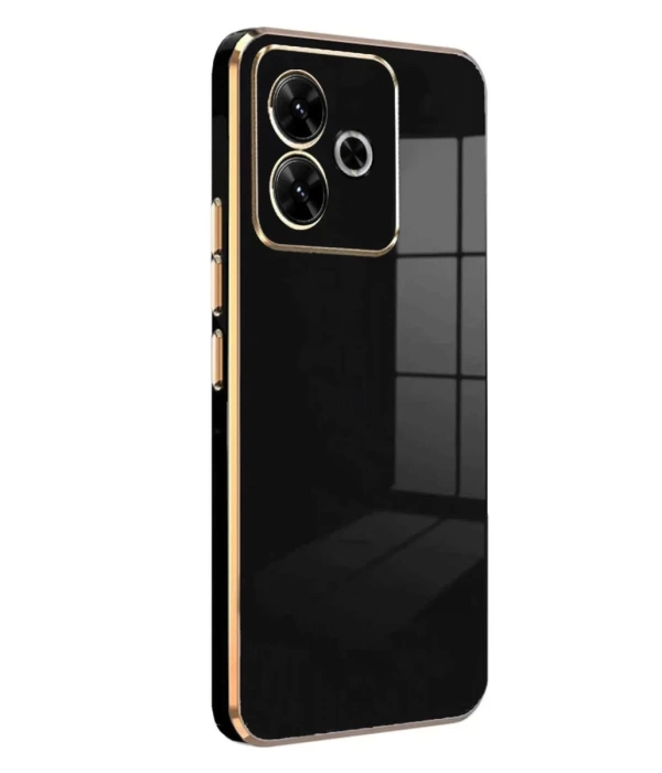 Newface Xiaomi Redmi 13 4G Kılıf Volet Silikon - Siyah