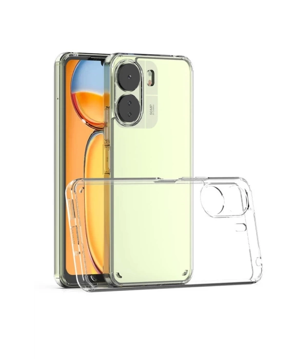 Newface Xiaomi Redmi 13C Kılıf Lüx Şeffaf Silikon