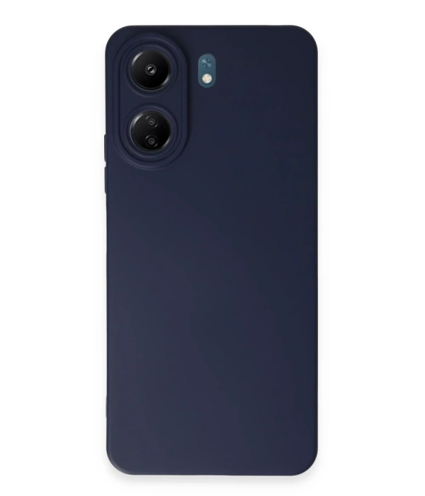 Newface Xiaomi Redmi 13C Kılıf Nano içi Kadife Silikon - Lacivert