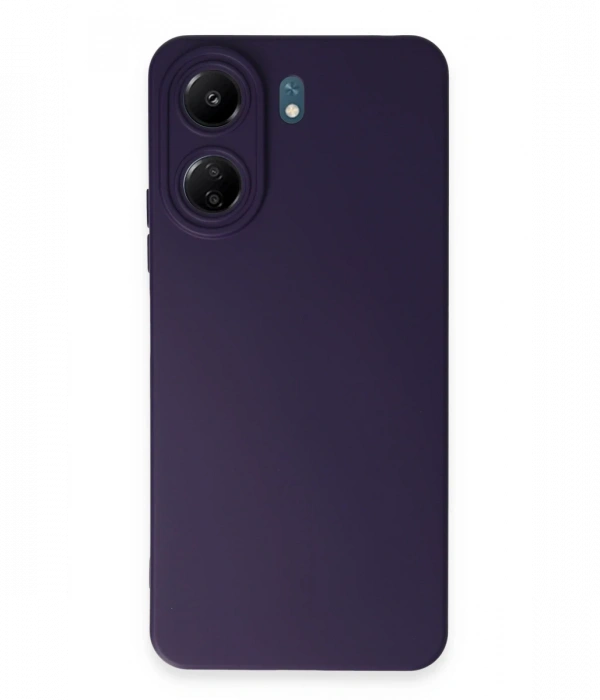 Newface Xiaomi Redmi 13C Kılıf Nano içi Kadife Silikon - Mor