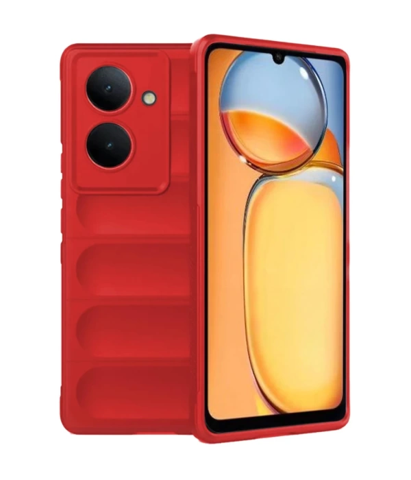 Newface Xiaomi Redmi 13C Kılıf Optimum Silikon - Kırmızı