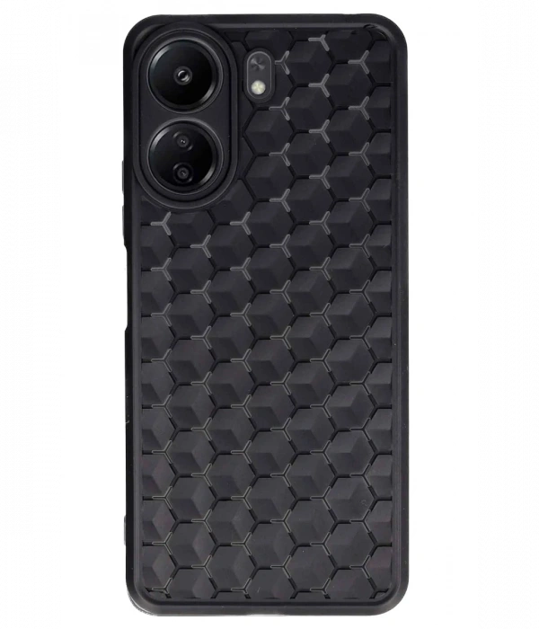 Newface Xiaomi Redmi 13C Kılıf Petek Silikon Kapak