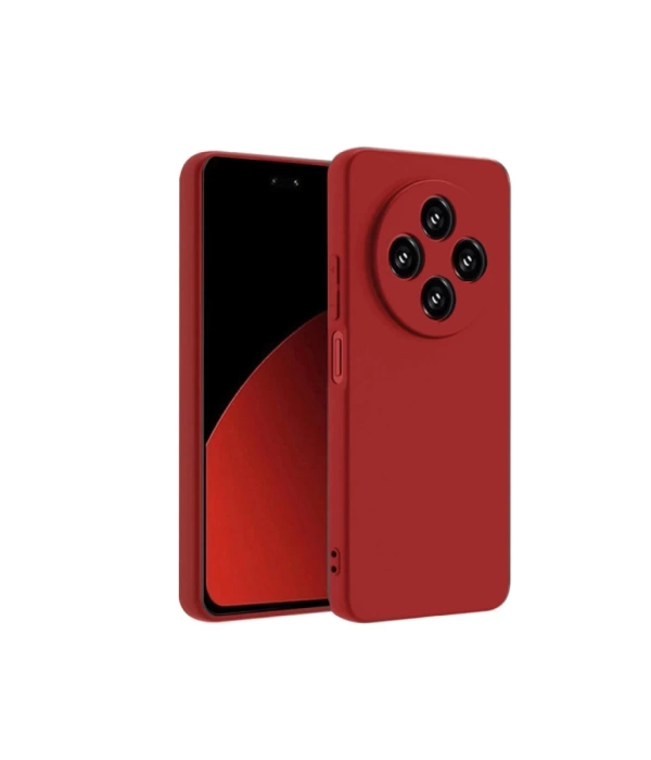 Newface Xiaomi Redmi 14C Kılıf Nano içi Kadife Silikon - Kırmızı