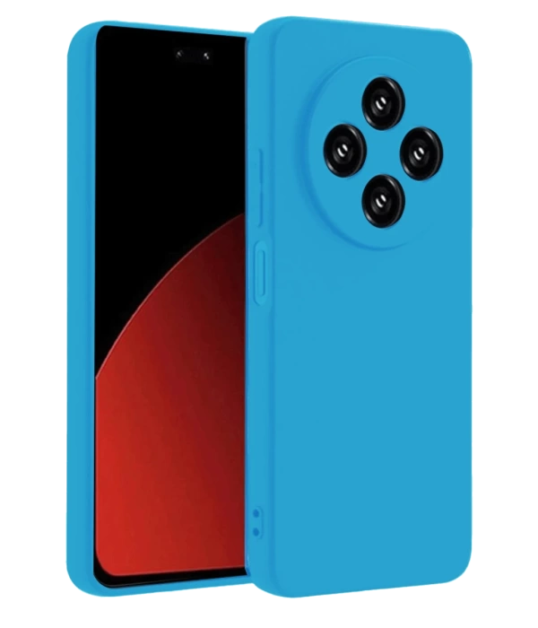 Newface Xiaomi Redmi 14C Kılıf Nano içi Kadife Silikon - Mavi